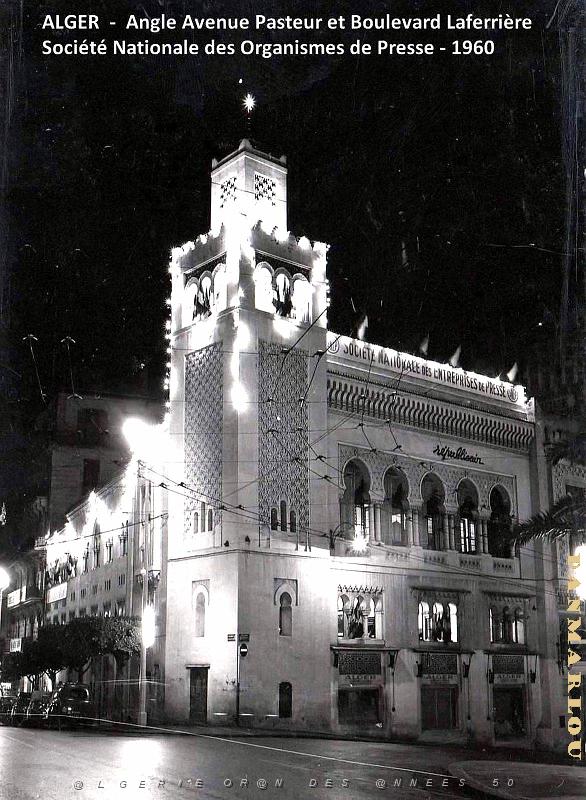 Alger - Angle Avenue Pasteur et Boulevard Laferriere - Le Republicain - 1960.jpg